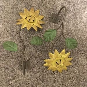 Sunflower Curtain tapestry holdbacks - 2 pieces